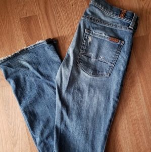 7 for All Mankind high waisted bootcut jeans
